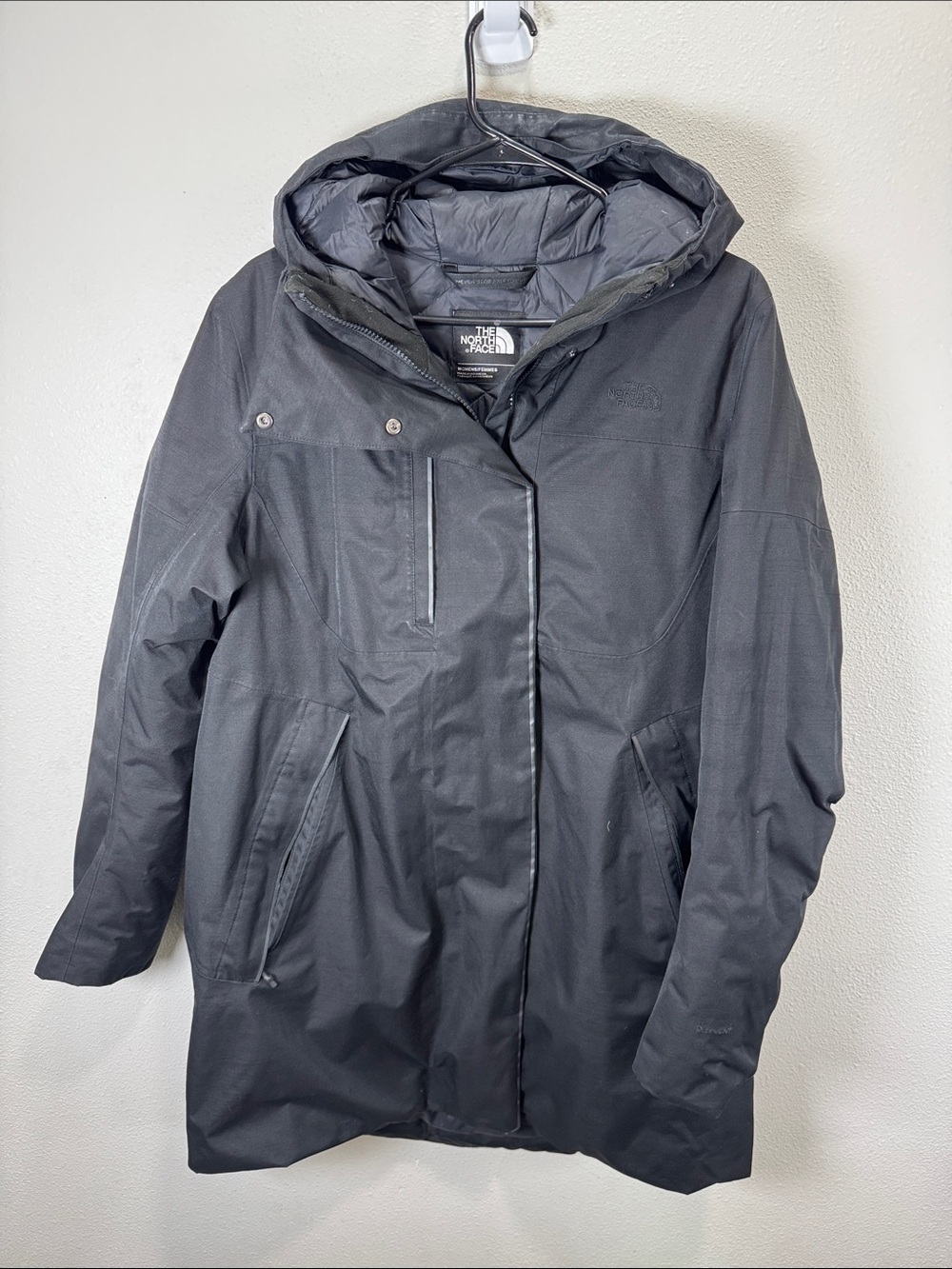 The North Face Women's Black‎ Hooded Arctic parka Coat